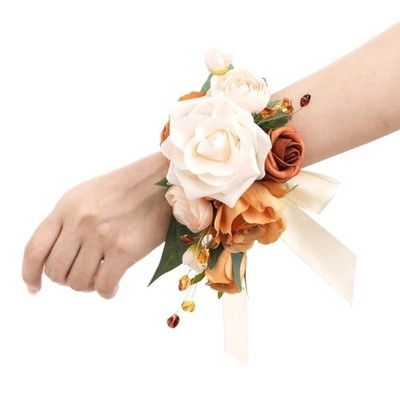 Ling's moment 2pcs Prom Wrist/Shoulder Corsage Artificial Flower, Girl/Mother...