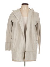 Ann Taylor LOFT Women Gray Kimono M