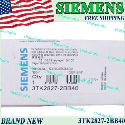 Siemens safety relay 3TK2827-2BB40 Free Ship 3TK28272BB40 NEW IN BOX US Stock