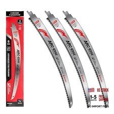Arc Edge Reciprocating Saw Blades, 15-Inch 6TPI for Pruning-Pack 15 Inch 3