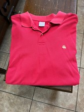 men's Brooks Brothers s/s polo shirt size 2XL red