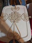 Vintage-Cast Iron Wall Hanger-Fence Post Design. 24x20 — photo 1