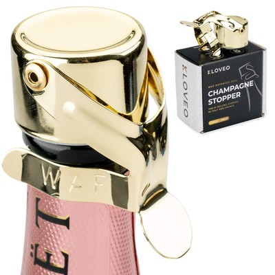 #ad Champagne Stoppers by KLOVEO Patented Seal No Pressure Pump Needed Made in $36.19