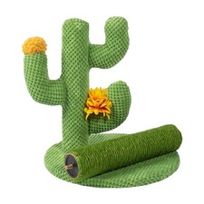 Cactus Cat Scratcher Tower Cute Tall Green Cat Cactus Tree Kitten gorgeously