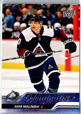 2023-24 Upper Deck Extended Series Young Guns #716 Sam Malinski
