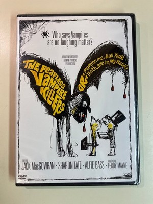 The Fearless Vampire Killers DVD, 1967 Horror Comedy Spoof, Sharon Tate, Bonus