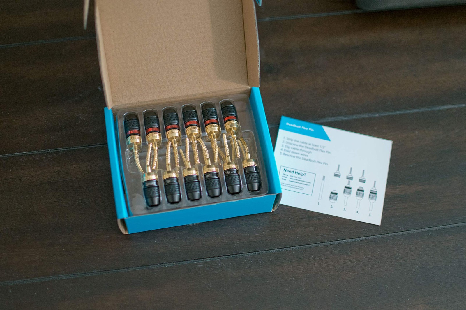 Deadbolt Flex Pin Banana Plugs for Spring Loaded Speaker Terminals, 12 Pairs ...