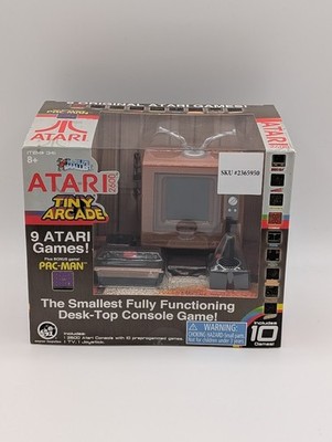 Atari 2600 Tiny Arcade - Includes 10 Preprogrammed Games - NEW - 2025