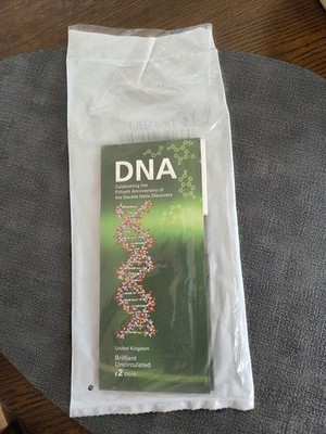 Sealed 2003 £2 - DNA TWO POUNDS - BRILLIANT UNCIRCULATED - BU COIN PACK