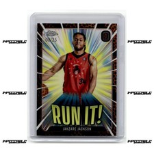 2023-24 Topps Chrome OTE - Run It Orange #RI-4 Jahzare Jah Jackson Rookie /25