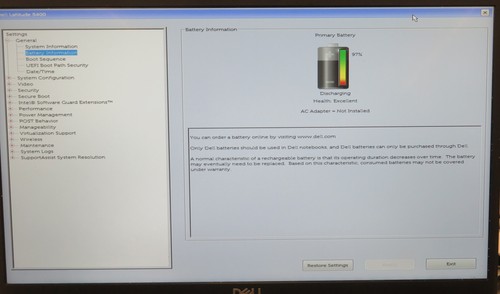 Dell Latitude 5400 14in Touchscreen i7-8665U 1.90GHz 16GB RAM 512GB Win 11 Pro - Picture 16 of 17