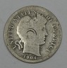 1904-S Barber Dime GOOD Silver 10c ~ obverse Damage San Francisco Barber