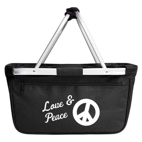 Einkaufskorb Love & Peace Geschenkidee Love & Peace Geschenk PräSent Mitbringse-image