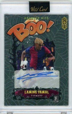 2025 Wild Card HAUNTED HITS LAMINE YAMAL RC MONSTER HUNT BOO TRUE  1/1  AUTO