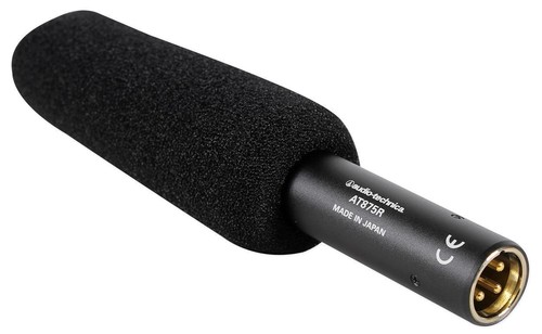 Audio Technica AT875R Shotgun Condenser Microphone w/Line+Gradient DV + Speaker - Picture 6 of 12