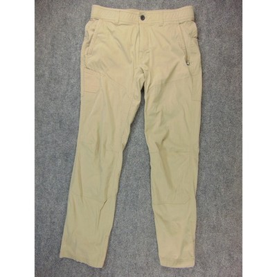 Eddie Bauer Pants Mens 34x34 First Ascent Khaki Solid Outdoor Gorpcore Hiking