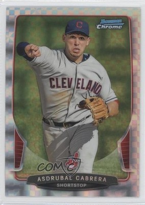 2013 Bowman Chrome Retail X-Fractor Asdrubal Cabrera #141 e5r