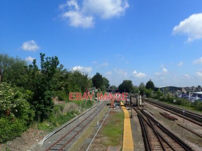 FOTO DIE EISENBAHN VON DER OBEREN ALLEE AUS GESEHEN DIE EINGLEISIGE NEBENBAHN NACH EASTBO