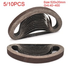 5/10X 520x20mm Sanding Belts Power Finger File Sander Abrasive Belts 40~400Grit