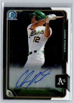 2015 Bowman Chrome Prospects Auto Chad Pinder #BCAP-CP Auto