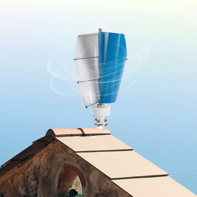 2-Blade Vertical Axis Wind Turbine Generator Power Turbine w/Controller 100W 12V