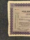 Uchi Gold Mine stock certificate — photo 3