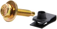 Allstar Professionell KöRper Bolzen Set Mit / Clips 50Pk Gold