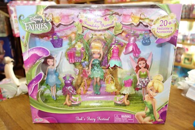 Disney Fairies Tinkerbell Tink s Fairy Festival Sealed New Doll Playset