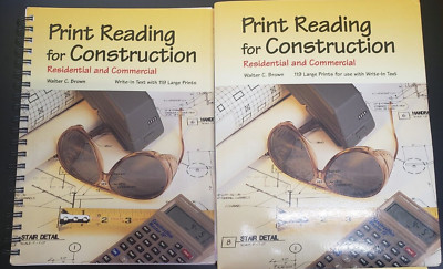 Print Reading for Construction, Residential and Commercial, Walter C. Brown  SET