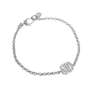 Bracelet GUCCI GG Marmont Double G 770756 Ag925 accessoire bijoux argent avec boîte