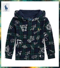 Polo Ralph Lauren Little Boys Graphic Print Long Sleeve Hoodie Size 6