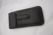 large semihard eyeglass case with flap, and pocket clip