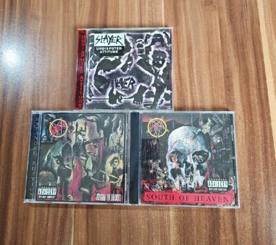 Slayer - 3 CD Alben - Reign in Blood + South of Heaven + Undisputed Attitude