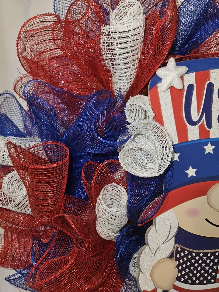 USA Patriotic Wreath - Image 3 of 3