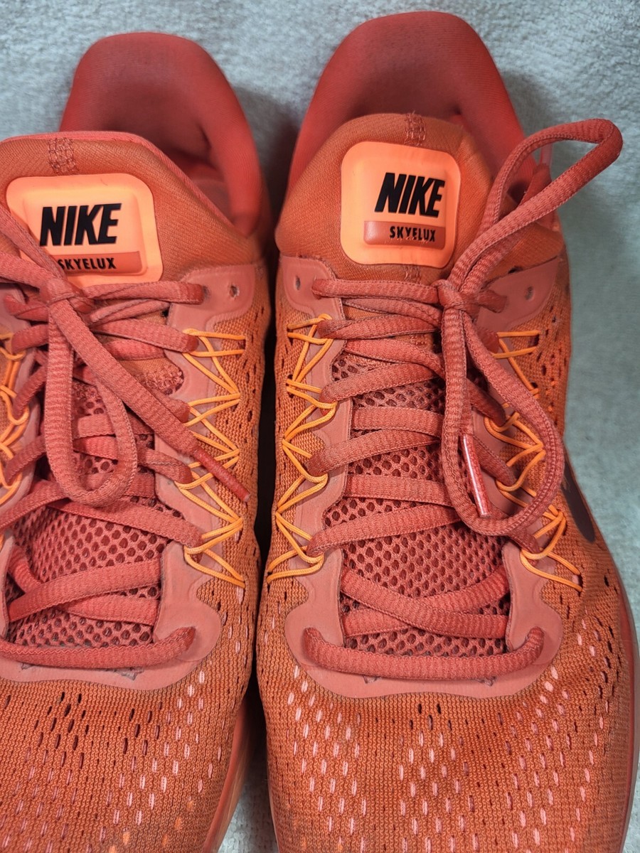 Nike Lunar Skyelux Max Orange Dark Cayenne 2016 Size 9 NEEDS  display picture 1