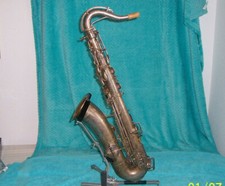 1923 Martin C Melody saxophone Low Pitch sax tested repairs needed sold as is