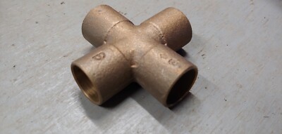 2)Bronze/Brass Cross 3/4'' sweat