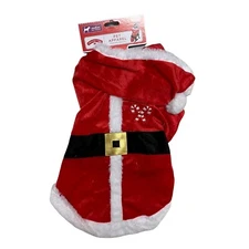 Holiday Time Pet Apparel Christmas Santa Medium Dog Costume Red