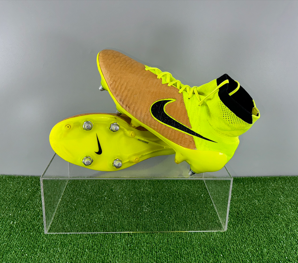 Nike Magista Obra SG Leather 747493-707 Elite US9 UK8 Brown boots