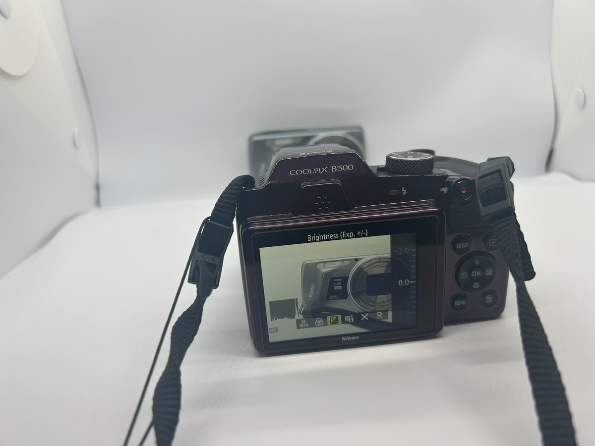 Nikon COOLPIX B500 16.0MP Digital Camera - Plum As Is Nikon COOLPIX B500 16.0MP Digital Camera - Plum As Is