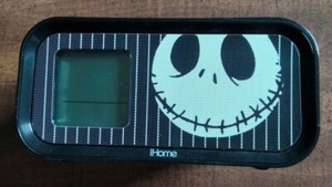 The Nightmare Before Christmas Jack Skellington IHome Alarm Clock Disney 