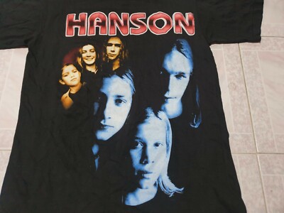 90s ヴィンテージ HANSON ハンソン Tシャツ バンド ロック 1990s ヴィンテージ ハンソン バンドtシャツ | ホワイト [HANSON