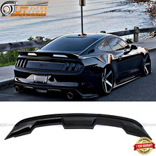 For 2015-2024 Ford Mustang Gt500 Gt350 Glossy Black Trunk Spoiler Wing