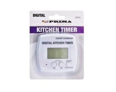 Prima Digitaler Küchentimer mit magnetischer Rückseite, Count Up/Countdown