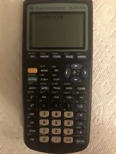 Texas Instruments TI-83 Plus Graphing Calculator With Cover TESTED & WORKING