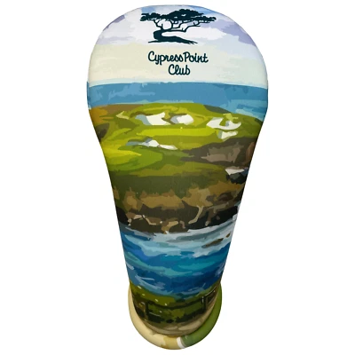 Cypress Point Club 16th Hole Image Fairway Golf Club Head Cover USA Made Limited