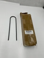 Box of 20 Trampoline Wind U Stake 10" for Landscaping, Camping Tent, Garden Deco