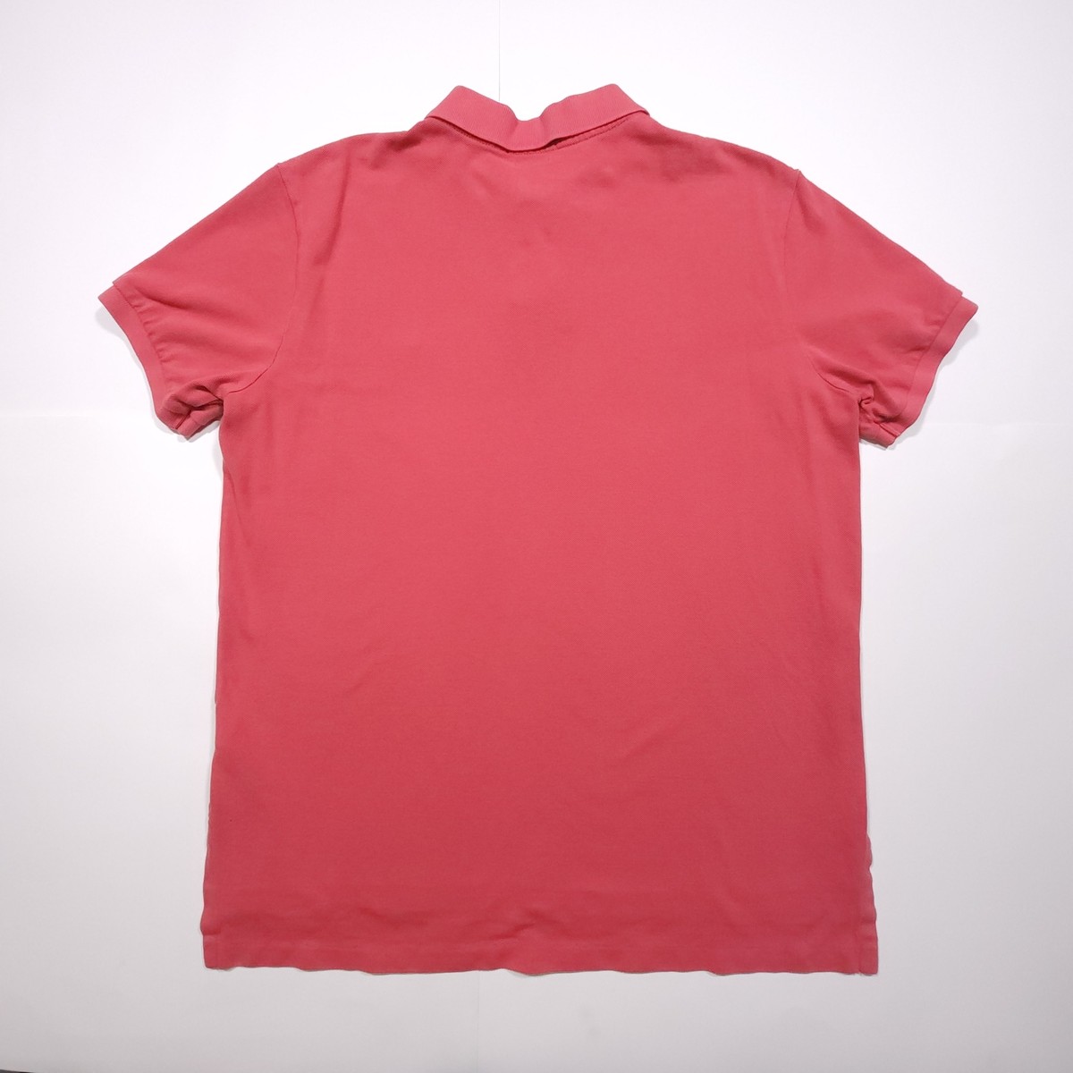 Polo Ralph Lauren L Red Polo Shirt Short Sleeve Custom Fit