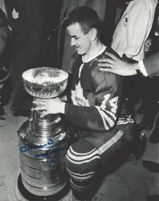 TORONTO MAPLE LEAFS DAVE KEON SIGNED AUTHENTIC 8X10 PHOTO B w/COA NHL HOF 