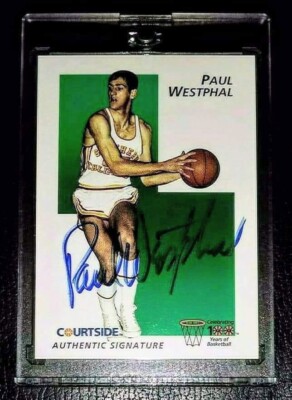 PAUL WESTPHAL Trojans 1992 Courtside 